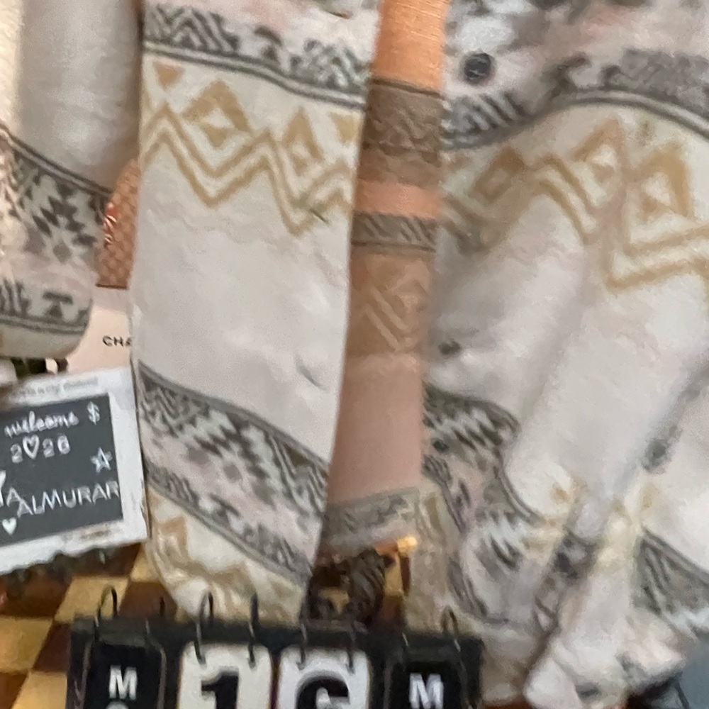 STOOSH Aztec Grey Button Up Jacket - Picture 2 of 11